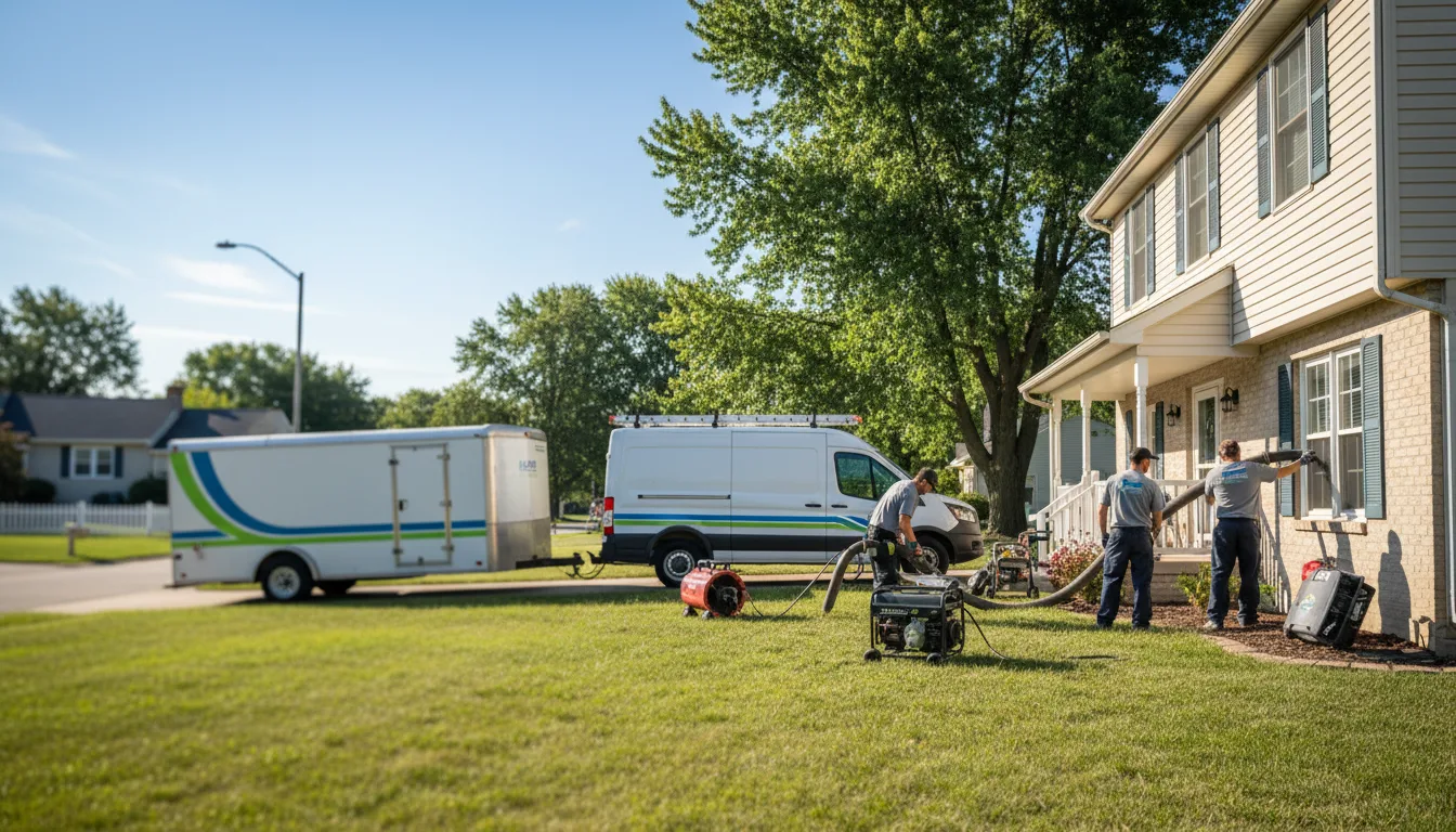 Flooded Basement Restoration And Cleanup With Repair in Rozel, KS near me